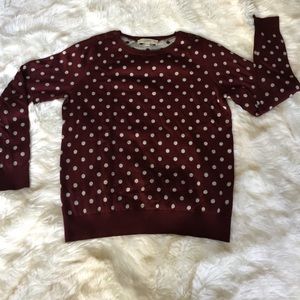 Loft polka-dot sweater
